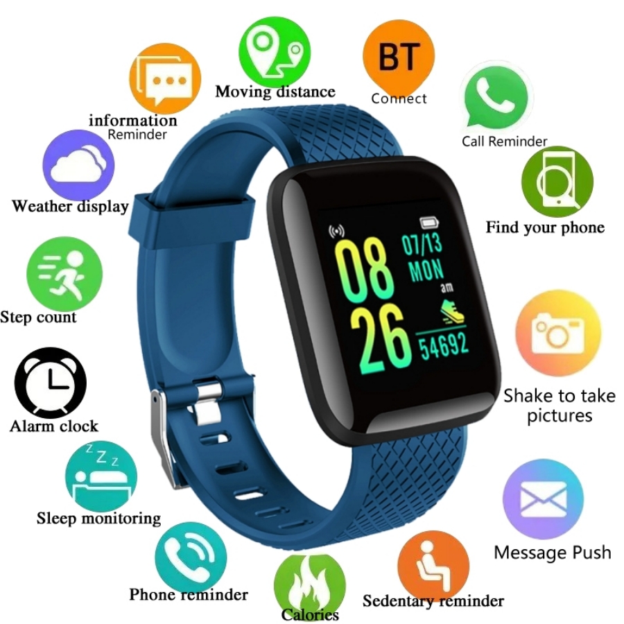 Android Smartwatch Accessories - Sport Smartwatch Bracciale fitness Controllo musicale