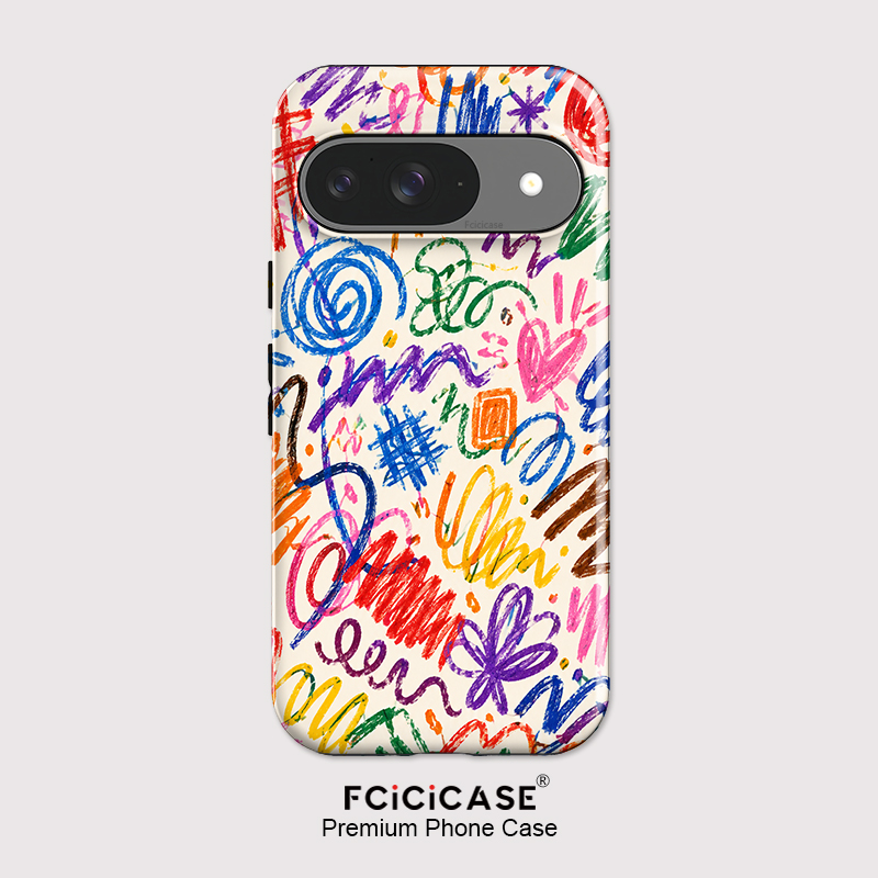 Google Pixel 9 - Fcicicase Cover per Telefono con Pittura