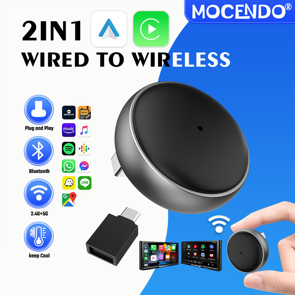 MOCENDO Adattatore CarPlay 2in - Smart Accessories recensione e prezzo